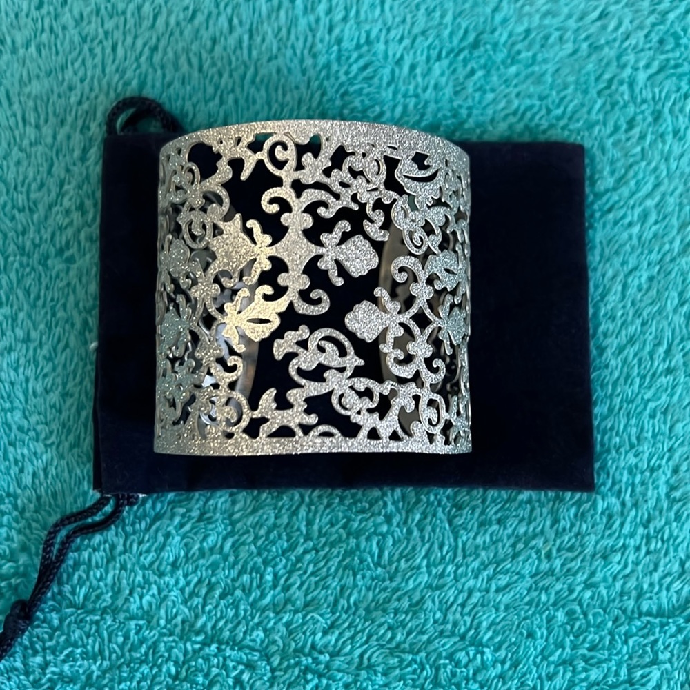 VTG Laser Cut Cuff Bracelet